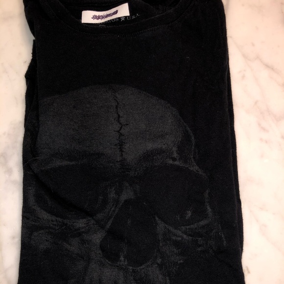 John Varvatos skull T-shirt men size medium (S/M) - Picture 2 of 5